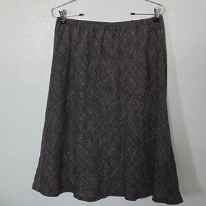 Eileen Fisher | Black Linen Slip Skirt Size Small